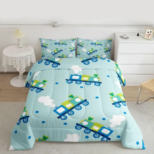 Miniatura 26 de Feelyou Juego de edredón de música rock para niños, edredón colorido con estampado de mariposas para niños y niñas, juego de ropa de cama de Multi