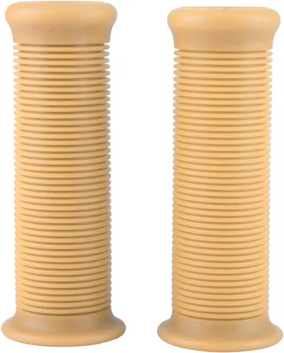 Miniatura 5 de Empuñaduras universales para manillar de motocicleta, 1 pulgada, 0.984 in, par para manillares vintage de poliuretano termoplástico (beige)
