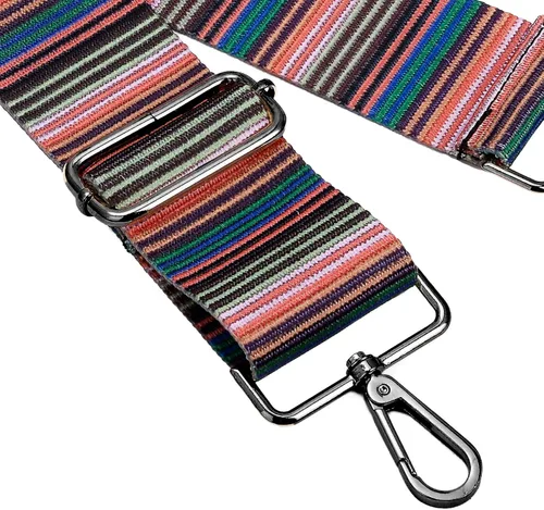 Miniatura 82 de ZOOEASS Hebillas de níquel Correa ancha para el hombro ajustable de repuesto para cinturón de pistola, hebilla de guitarra estilo bandolera