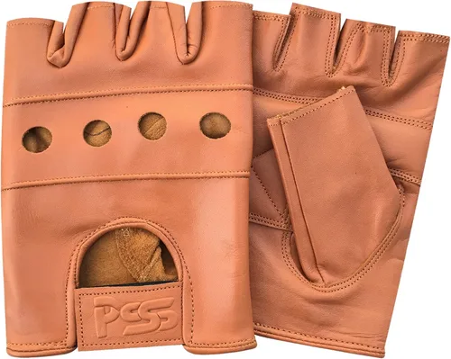 Miniatura 2 de Guantes de piel de primera calidad con agujeros para nudillos, ciclo, gimnasio, ciclismo, construcción de carrocería, levantamiento de pesas