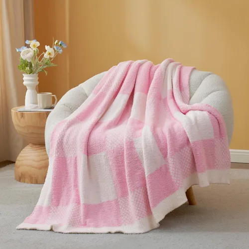 Miniatura 11 de Snuggle Sac - Manta a cuadros, manta roja para sofá, manta de microfibra de franela buffalo a cuadros, mullida, cálida, acogedora, suave, manta