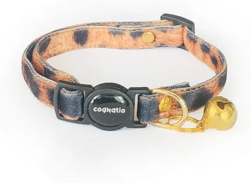 Miniatura 5 de Collares de gato Cognatio de liberación rápida con seguridad, doble terciopelo con campana, disponibles en varios colores, perfectos para tu gatito