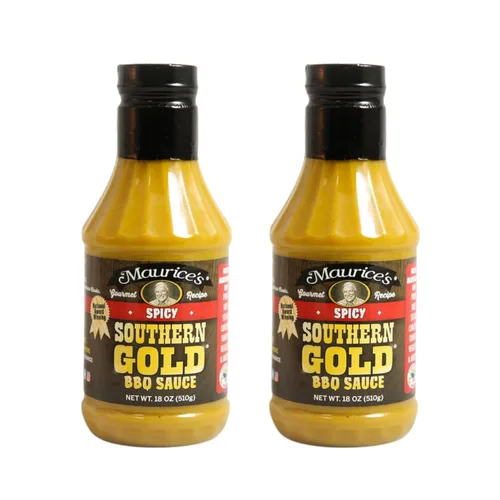 Miniatura 18 de Maurice's Southern Gold Salsa BBQ – Salsa clásica de mostaza Carolina con sabor atrevido – Auténtico aderezo de barbacoa de Carolina del Sur – Ricas