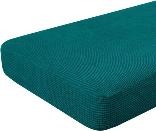 Miniatura 87 de Hokway Fundas de cojín elásticas para sofá Fundas de cojín para sofá Fundas de cojín de asiento de sofá Funda protectora de cojín(Chocolate, Mediano)