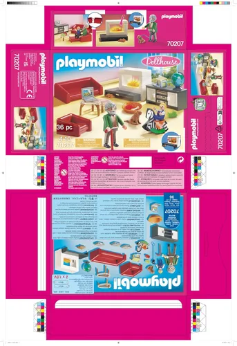 Miniatura 8 de Playmobil Cómodo paquete de muebles de sala de estar