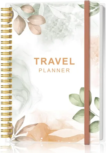 Miniatura 8 de Diario de viaje para mujeres y hombres, organizador de viajes de vacaciones y carretera, cuaderno de viaje para 6 viajes, planificador de viajes