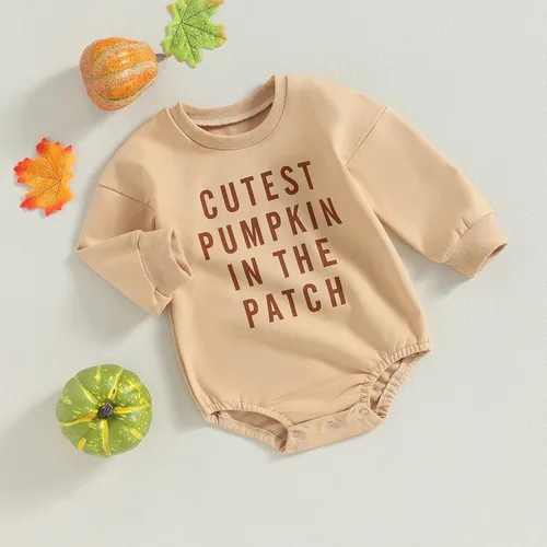 Miniatura 77 de Adobabirl Traje de Halloween para bebé, sudadera de fantasma, calabaza, mameluco, suéter de gran tamaño, lindo para otoño e invierno