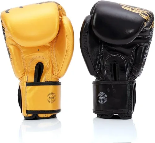Miniatura 4 de Fairtex BGV26 Harmony Guantes de Muay Thai de Boxeo Premium Diseño de Edición Limitada Piel Genuina Espuma de Triple Capa Ajuste Compacto