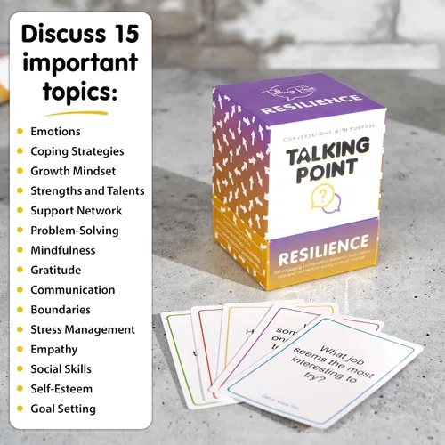 Miniatura 4 de 200 Tarjetas de Conversación de Resiliencia para Familias Más Fuertes - Construye Confianza, Seguridad y Conexión a Través de Transiciones o Cambios