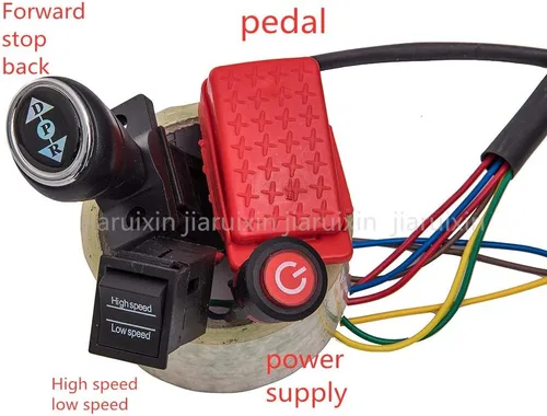 Miniatura 3 de weelye Alambres de accesorios de bricolaje para coche eléctrico para niños, auto hecho a sí mismo de juguete de piezas, para coche eléctrico niños