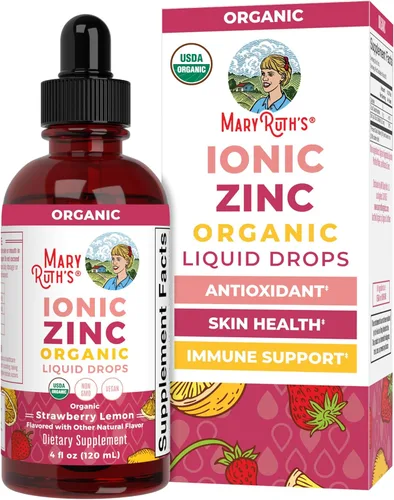 Miniatura 10 de MaryRuth Organics Suplementos de zinc para apoyo inmunológico Zinc iónico para niños y adultos Suplemento de zinc líquido Suministro para 40
