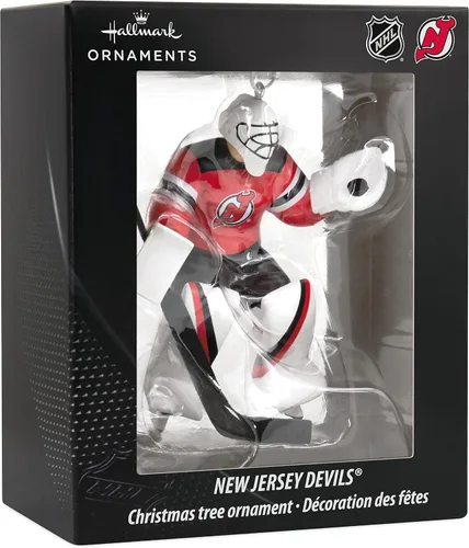 Miniatura 3 de Hallmark NHL New Jersey Devils Portero Ornamento de Navidad (0001OSL1882)