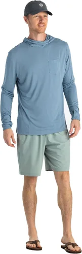 Miniatura 19 de Free Fly Pantalones cortos Breeze para hombre, entrepierna de 8 pulgadas, de secado rápido, ligeros, con protección solar UPF 50+