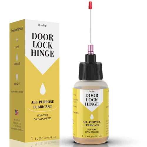 Lubricante para Bisagra de Puerta 1 oz Engrasador de Aguja, Lubricante Mejorado para Bisagra de Puerta Chirriante para Cerradura, Herramientas,