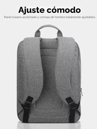 Miniatura 3 de Lenovo Mochila casual para laptop B210 de 15.6 pulgadas, compartimento acolchado para laptop y tableta, tela duradera y repelente al agua, ligera