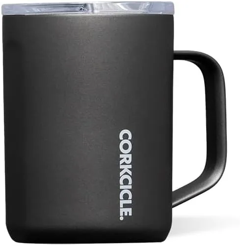Miniatura 40 de Corkcicle Taza de Café Clásica - Acero Inoxidable con Triple Aislamiento para Viajes - Tapa Inastillable - Mantiene la Bebida Caliente por Más de 3