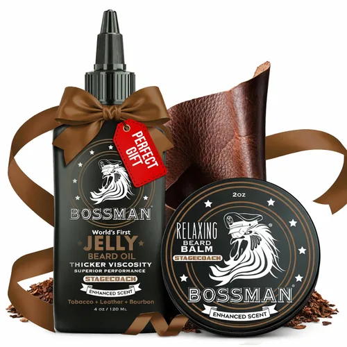 Miniatura 13 de Bossman Aceite en Gel para Barba para Hombres (4 oz, Naked - Sin Fragancia) – Suaviza, Hidrata y Acondiciona con Ingredientes Naturales