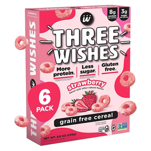 Miniatura 16 de Three Wishes Cereal Sin Granos y Con Proteína - Cereal de Desayuno Saludable, Bajo en Azúcar y Sin Gluten - Bajo en Carbohidratos, a Base