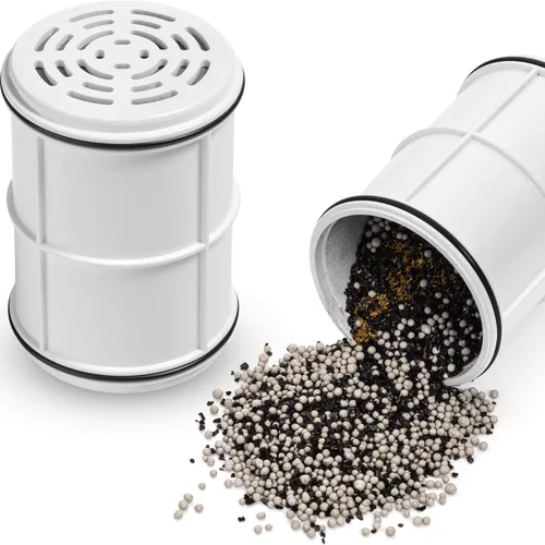 Miniatura 9 de Aqua Elegante Filtro de agua de ducha para cabezal de ducha - Filtros universales de cabezal de ducha para eliminar el cloro y los minerales duros