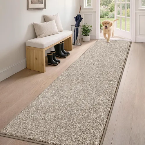 Miniatura 37 de PURRUGS Alfombra de área de fácil cuidado de 4 x 6 pies, antideslizante, lavable a máquina, tapete para puerta de perro, resistente a las manchas