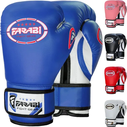Miniatura 8 de Farabi Sports Guantes de boxeo para niños de 4, 6, 8 onzas, guantes de boxeo para niños, guantes de boxeo juveniles, guantes de boxeo para niños