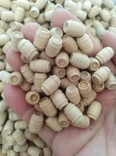 Miniatura 3 de Accesorios para modelos de barcos - Cubo de madera de 0.433x0.276 in Barril de vino de madera 10pcs