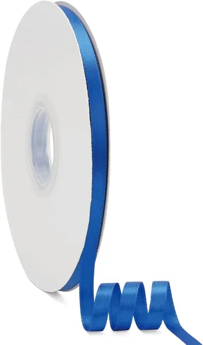 Miniatura 25 de Cinta de satén de doble cara verde manzana de 1-1/2 pulgadas x 50 yardas, cinta de color sólido de alta densidad, ideal para manualidades, envoltura