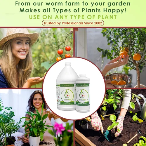 Miniatura 3 de VermisTerra Té de Humus de Lombriz - Té orgánico de gusano con algas marinas - Galón - Protector de suelo y acondicionador concentrado - Enzimas