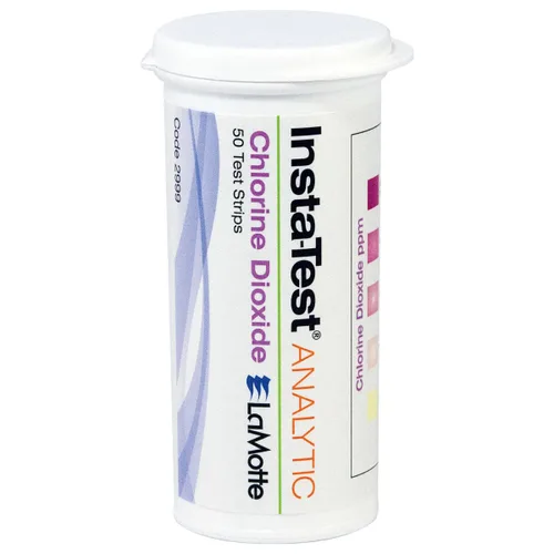Lamotte 2999 Tiras de prueba, dióxido de cloro, 0-10ppm, 50 tiras/vial