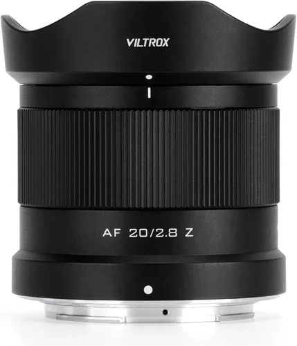 VILTROX 20 mm F2.8 Z-Mount Lente AF Prime de Enfoque Automático Gran Angular de Fotograma Completo para Montura Nikon Z Mount Z8 Z9 Z6 Z7 Z6 II Z7