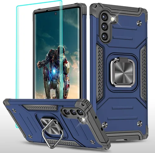 Miniatura 37 de YmhxcY Funda para Galaxy Note 8, funda para Galaxy Note 8 con protector de pantalla curvado 3D, fundas de grado armadura con soporte giratorio