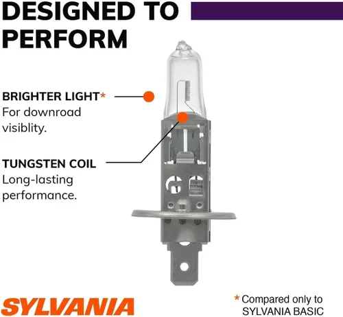 Miniatura 5 de Foco halógeno para faro delantero Sylvania 9003 (también compatible con H4) XtraVision, (paquete con 1 unidad), H1