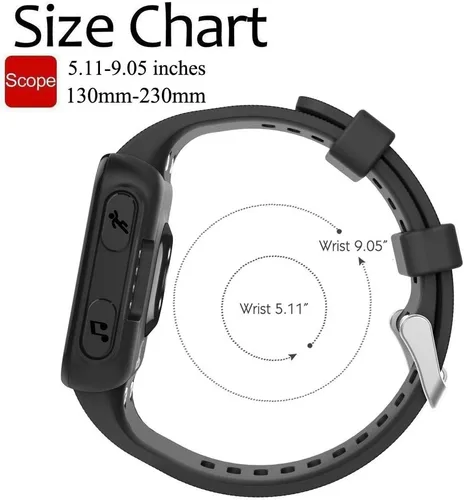Miniatura 6 de Correa para Garmin Forerunner 35, correa de repuesto de silicona suave para reloj inteligente Garmin Forerunner 35/Forerunner 30, se ajusta a
