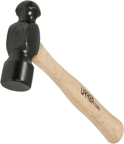 Miniatura 2 de URREA 1308PN - Martillo de bola de 8 onzas con cabeza forjada y mecanizada y mango ergonómico de roble