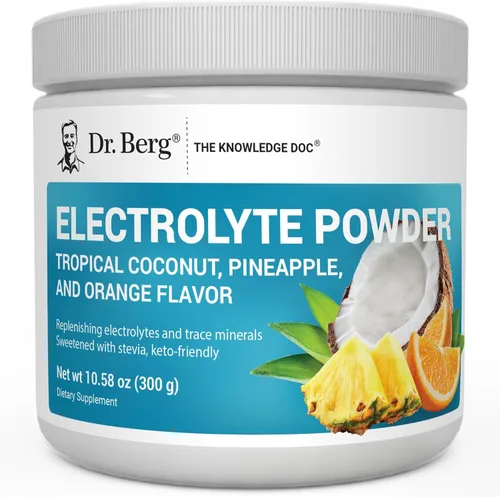 Miniatura 12 de Dr. Berg Zero Sugar Hydration Keto Electrolyte Powder - Mejorado con 1000 mg de potasio y sal rosa real del Himalaya (no sal de mesa) – Suplemento