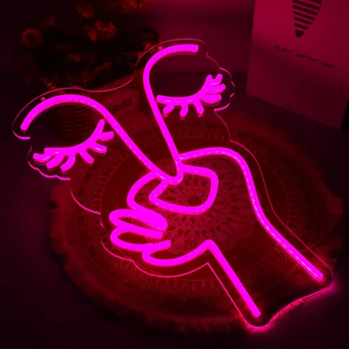 Miniatura 2 de Divertidos letreros de neón de mal olor para decoración de pared, luz de neón LED para baño, regalos de fiesta de cumpleaños de Navidad