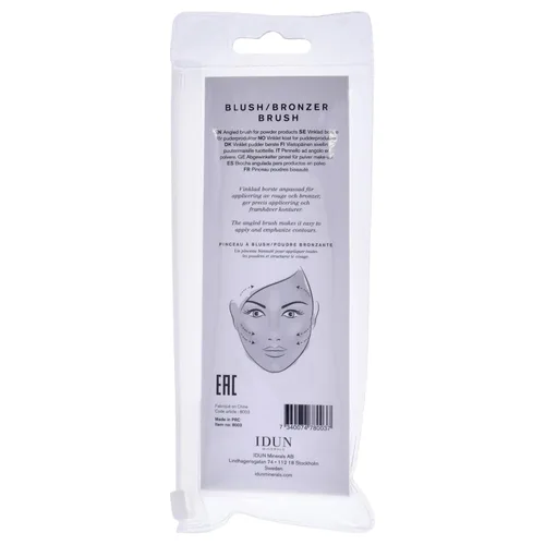 Miniatura 4 de Idun Minerals - Brocha para rubor - Suave, en ángulo para aplicación bronceadora y rubor - Cerdas esponjosas pulen suavemente - Barrido suave