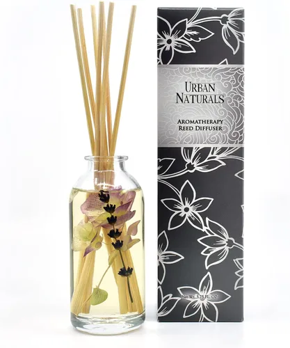 Miniatura 39 de Urban Naturals Amber & Lavender - Juego de difusor con varillas aromáticas Colección de aromaterapia (Awaken + Renew) Mind & Body Ambientador