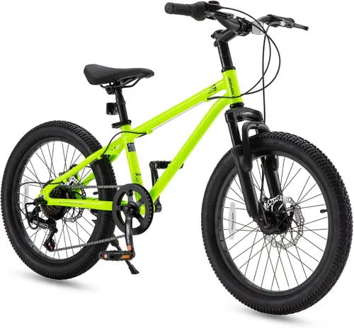 Miniatura 14 de RoyalBaby Bicicleta de montaña para niños y niñas, bicicleta ultraligera de aluminio con ruedas de 20 a 26 pulgadas para niños de 6 a 14 años