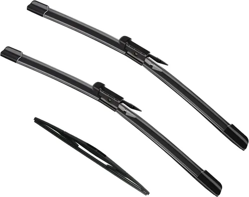 Miniatura 26 de Juego de 3 limpiaparabrisas de 24 + 17 pulgadas con limpiaparabrisas trasero de 12 pulgadas de repuesto para Toyota Rav4 2006-2012, calidad original