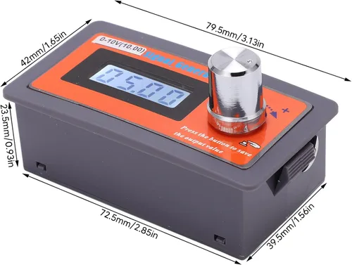 Miniatura 2 de Generador de señal de voltaje ABS DC 0-10V, simulador de señal de voltaje ajustable de alta precisión, simulador de voltaje de múltiples