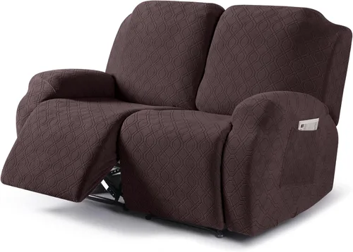 Miniatura 37 de VANSOFY Funda para silla reclinable, 3 piezas elásticas para silla reclinable, funda suave para silla reclinable, protector de muebles para perros