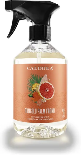 Miniatura 9 de Caldrea Limpiador en aerosol para encimeras multisuperficie, fabricado con extracto de proteína vegetal, aroma Neroli de sal marina, 16 onzas