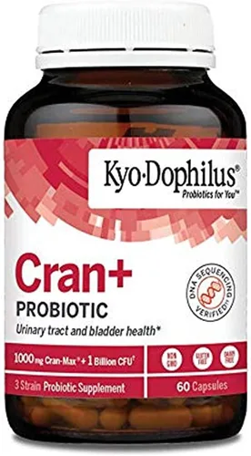 Miniatura 4 de Kyolic Kyo-Dophilus Cran+ Probiótico, Tracto Urinario y Salud de la Vejiga*, 60 Cápsulas