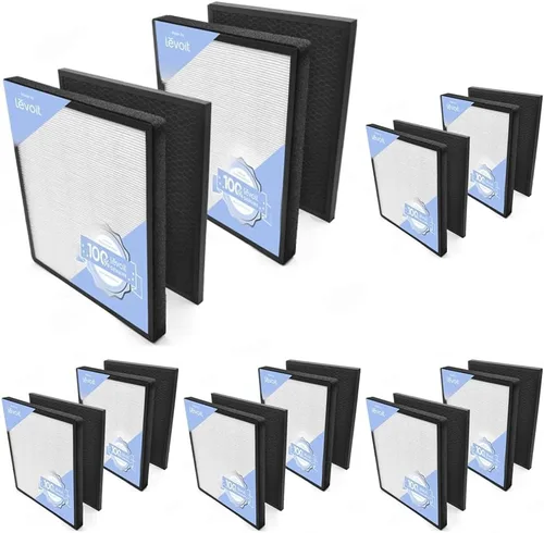 Miniatura 13 de LEVOIT LV-PUR131 Filtro de Repuesto, Filtro Genuino para Purificador de Aire, Carbón Activada de Alta Eficiencia para la Eliminación de Olor, Humo