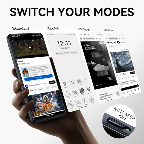 Miniatura 3 de TCL 60 XE NXTPAPER 5G Teléfono celular, AT&T, T-Mobile y teléfono inteligente Android desbloqueado Verizon, 8GB+128GB, pantalla similar a papel