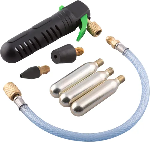 Leak Saver - Fuga Shot HVAC - Inyector sellador de fugas y lanzador de línea de condensado - Cartuchos de CO2 no contaminantes - para A/C y mini