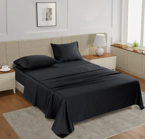 Miniatura 2 de Lane Linen Juego de 2 fundas de almohada 100 % de algodón, tamaño estándar, se adapta a almohadas estándar y Queen, fundas de almohada lujosas