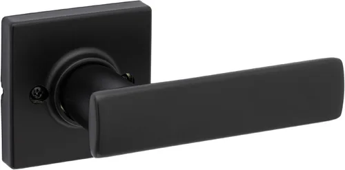 Kwikset Breton Manija de Puerta Simulada, Palanca de Un Solo Lado para Armarios, Puertas Dobles Francesas y Despensa, Palanca Interior Reversible de
