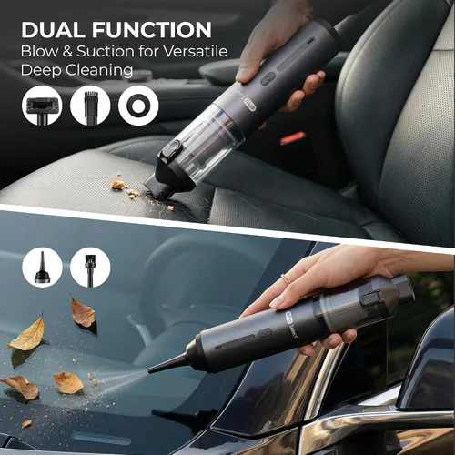 Miniatura 2 de Aspiradora de mano, EV1396 inalámbrica de 100 W, 16000 Pa, fuerte succión con tiempo de funcionamiento de 14 a 24 minutos, diseño de boquilla